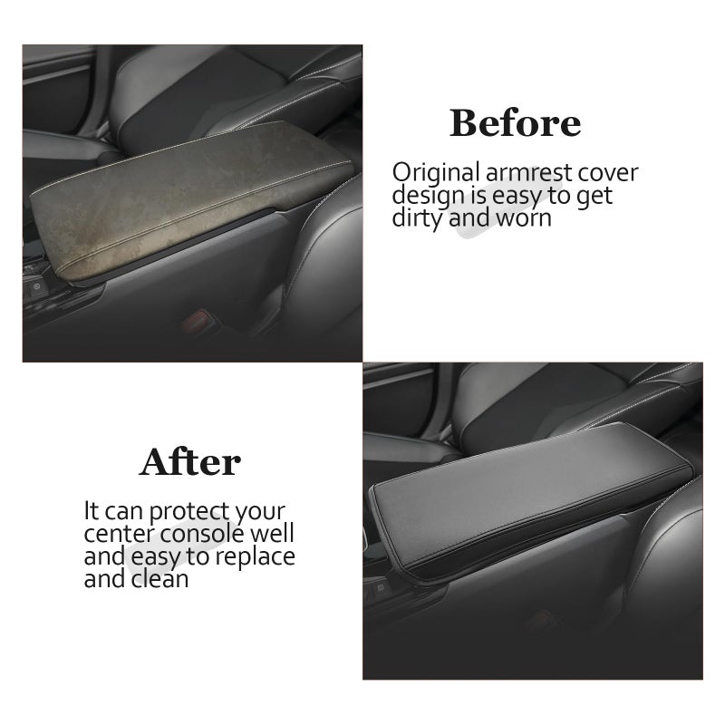 SKTU 2025 Camry Accessories Center Console Cover for 2025 Toyota Camry Armrest Cover 2025+ Camry (LE/SE/XLE/XSE) Armrest Pad Toyota Camry 2025 Accessories 2025 Camry Hybrid Center Console Cushion - Image 5